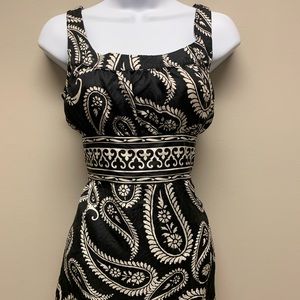White House Black Market S Silk Tank Top Paisley